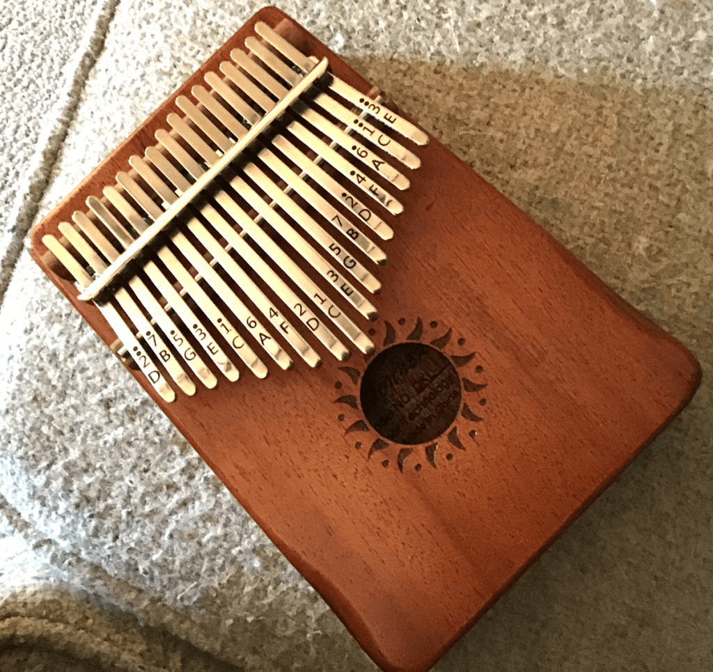 Photo of Patti's Kalimba instrument